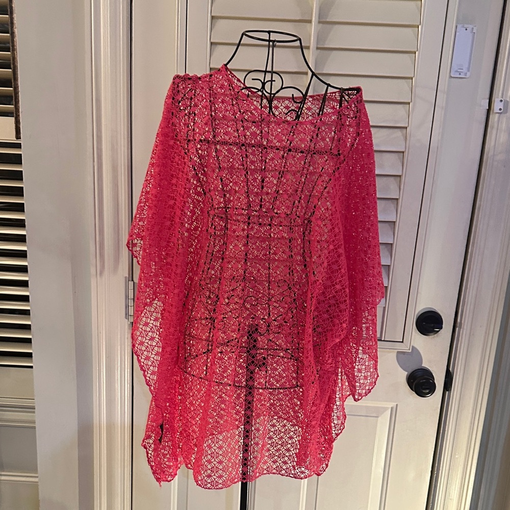 Elegant Pink Swim Coverup